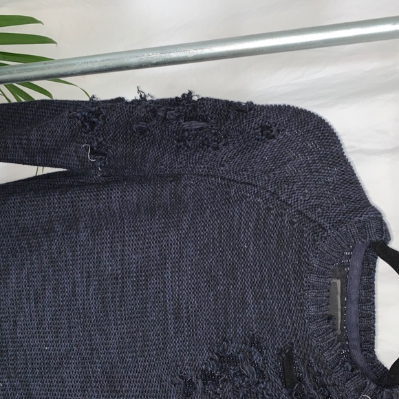 ☀️Modern mens ripped Yeezy style sweater - Picture 3 of 6